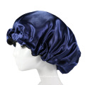 UNIQ Double Layers Sleeping Hair Bonnet Silk Satin Adjustable Women Braid Bonnet for Curly Hair